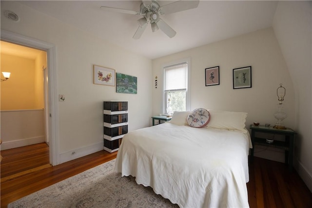 16 Malvern Ave, Cranston, RI 02905 - bedroom featuring wood finished floors, a chandelier, baseboards, and a ceiling fan