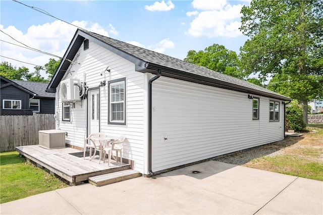882 Point Judith Rd, Narragansett, RI 02882 - view of property exterior featuring a patio and a deck