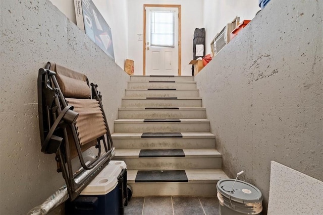 320 Beverage Hill Ave, Pawtucket, RI 02861 - stairs with tile patterned flooring