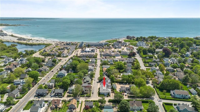 30 Brown St Unit 2, Narragansett, RI 02882 - aerial overview of property's location featuring a large body of water and nearby suburban area