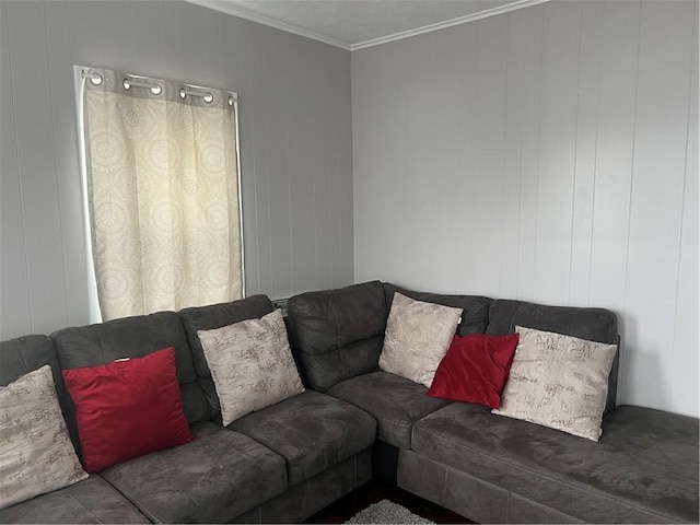1097 Pontiac Ave, Cranston, RI 02910 - living area featuring crown molding