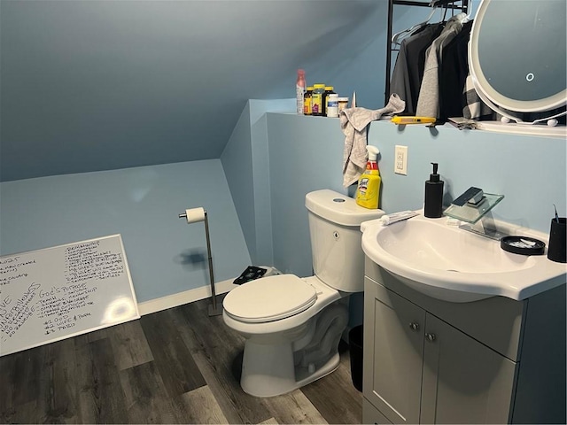 1097 Pontiac Ave, Cranston, RI 02910 - bathroom featuring wood finished floors, vanity, and toilet