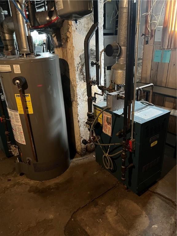 1097 Pontiac Ave, Cranston, RI 02910 - utility room with water heater