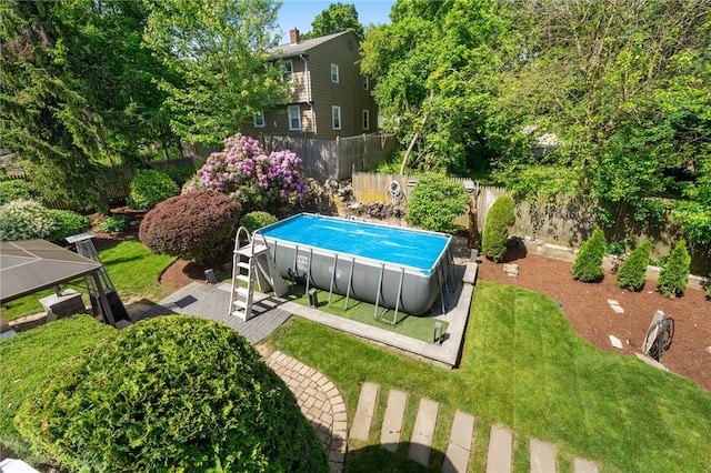 62 Andrews Ave, West Warwick, RI 02893 - view of pool featuring a wooden deck