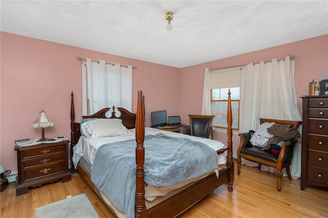 6 Lake Dr, North Providence, RI 02904 - bedroom featuring light wood-style floors and a baseboard radiator