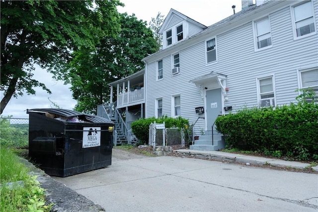 170 Arnold St, Woonsocket, RI 02895 - view of front of house featuring stairs