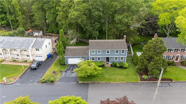 67 Hathaway Dr, West Warwick, RI 02893 - view from above of property
