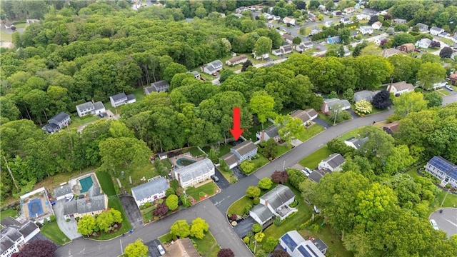 67 Hathaway Dr, West Warwick, RI 02893 - aerial view of property and surrounding area featuring nearby suburban area
