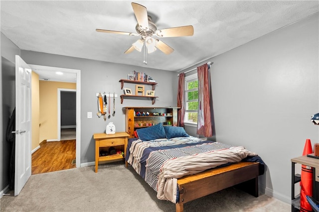 67 Hathaway Dr, West Warwick, RI 02893 - bedroom with carpet floors, baseboards, and ceiling fan
