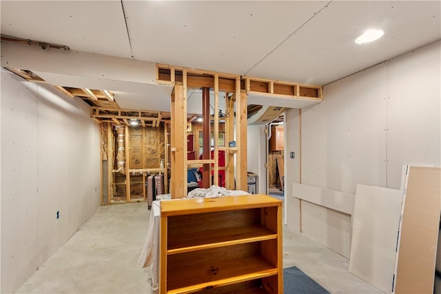 67 Hathaway Dr, West Warwick, RI 02893 - view of unfinished below grade area