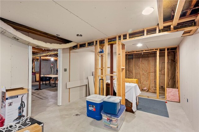 67 Hathaway Dr, West Warwick, RI 02893 - view of unfinished basement