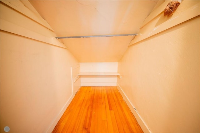102 Buttonwoods Ave, Warwick, RI 02886 - spacious closet with lofted ceiling and light wood finished floors