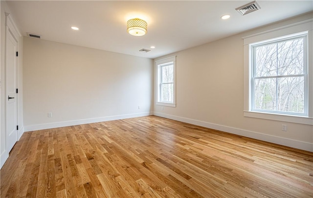 757 Cooper Rd, Glocester, RI 02814 - spare room with light wood finished floors, baseboards, and recessed lighting