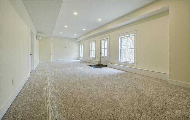757 Cooper Rd, Glocester, RI 02814 - unfurnished room featuring light colored carpet, recessed lighting, and baseboards