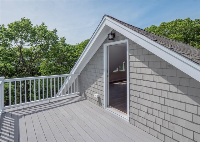126 Hilton St, Tiverton, RI 02878 - view of wooden terrace