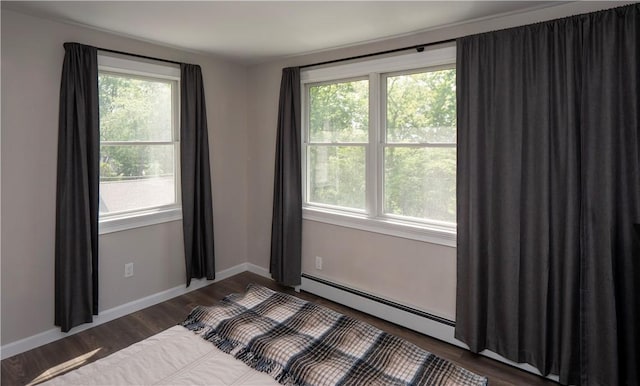 126 Hilton St, Tiverton, RI 02878 - bedroom featuring dark wood-type flooring and baseboards
