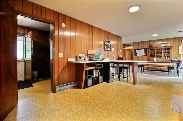 2 Laurel Hill Dr, Westerly, RI 02891 - bar area featuring a baseboard radiator and wood walls