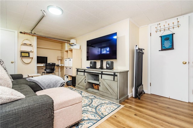 59 Davis Ave, Cranston, RI 02910 - living area featuring wood finished floors and crown molding