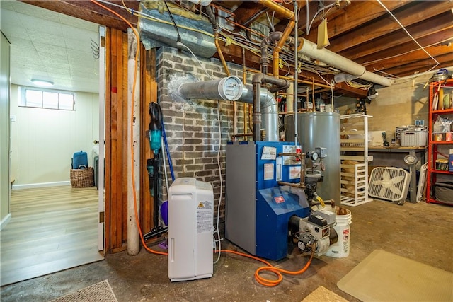 59 Davis Ave, Cranston, RI 02910 - utilities with gas water heater and a heating unit