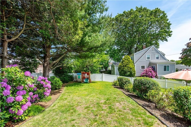 59 Davis Ave, Cranston, RI 02910 - view of yard with a playground