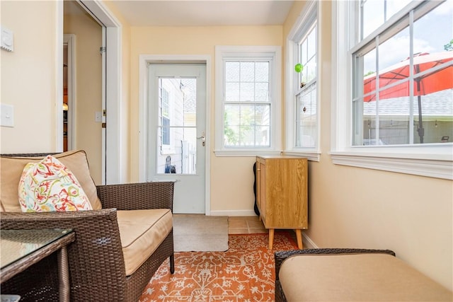 59 Davis Ave, Cranston, RI 02910 - doorway with tile patterned flooring and baseboards
