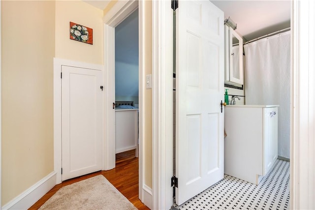 59 Davis Ave, Cranston, RI 02910 - bathroom featuring wood finished floors