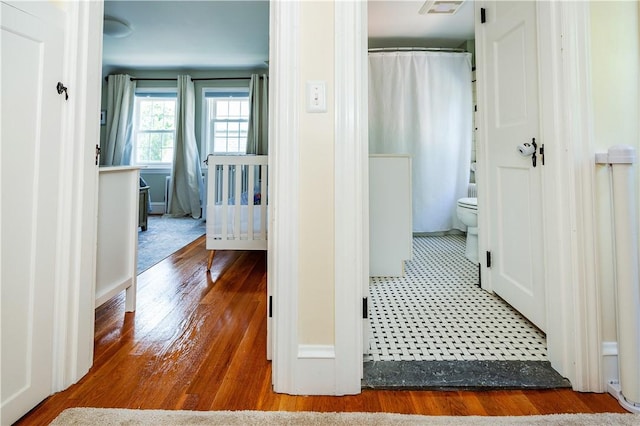 59 Davis Ave, Cranston, RI 02910 - corridor featuring wood finished floors
