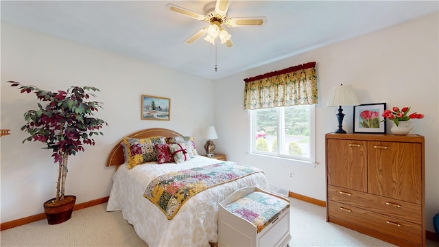 127 Pleasant View Ave Unit 34, Smithfield, RI 02917 - bedroom featuring light colored carpet and a ceiling fan