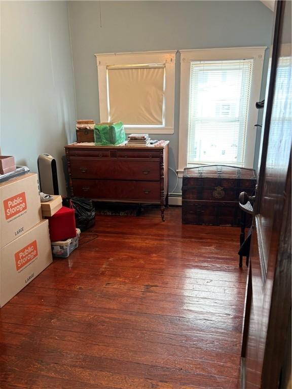 15 Villa Ave, Cranston, RI 02905 - bedroom with wood finished floors and baseboard heating