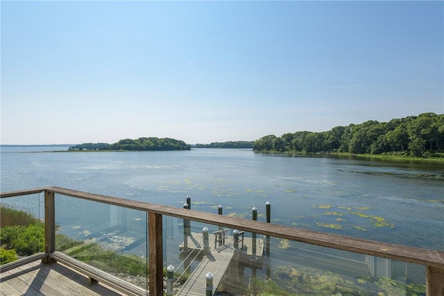 137 Congdon Ave, North Kingstown, RI 02852 - dock area featuring a water view