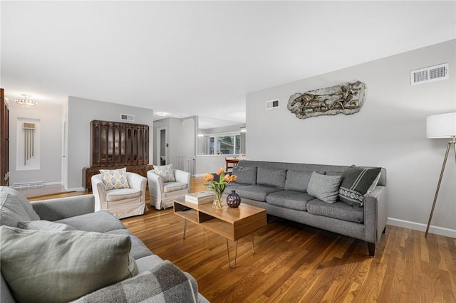 14 Twin Oak Dr, Warwick, RI 02889 - living area with wood finished floors and baseboards