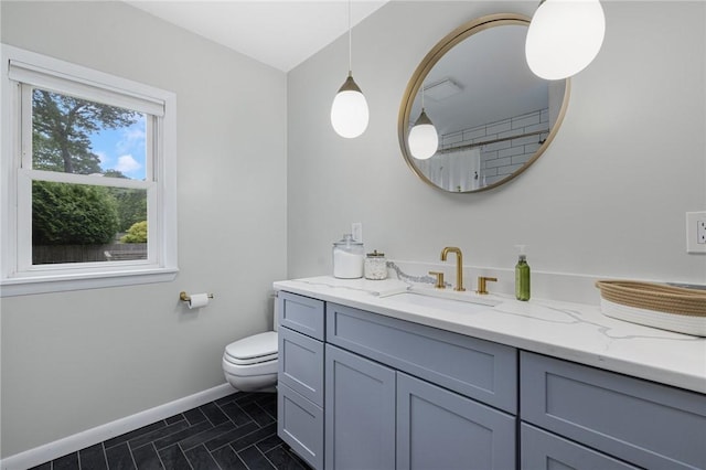 14 Twin Oak Dr, Warwick, RI 02889 - bathroom featuring baseboards and vanity