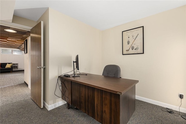 14 Twin Oak Dr, Warwick, RI 02889 - office area with dark carpet and baseboards