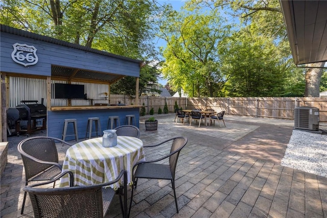 14 Twin Oak Dr, Warwick, RI 02889 - fenced backyard featuring outdoor dining area, grilling area, and a patio area