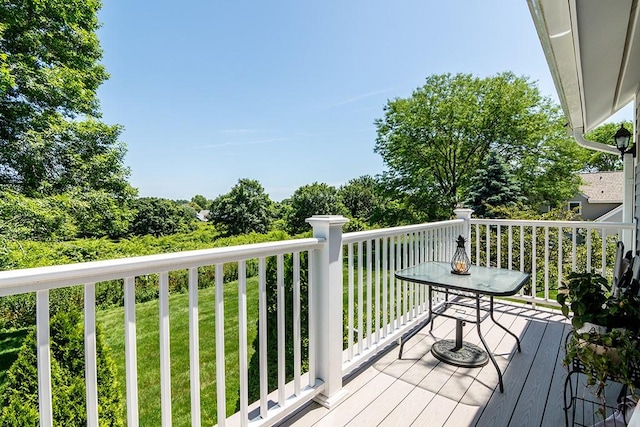 223 Corey Ln, Middletown, RI 02842 - wooden terrace with a yard