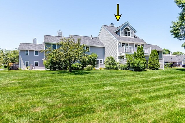 223 Corey Ln, Middletown, RI 02842 - back of property featuring a yard