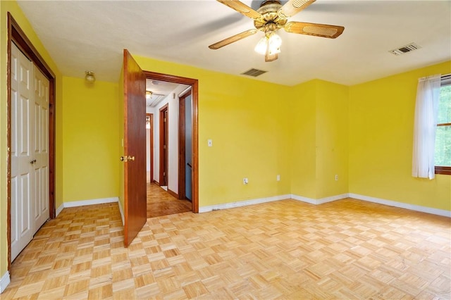 21 Diana Ave, Smithfield, RI 02917 - empty room featuring ceiling fan and baseboards