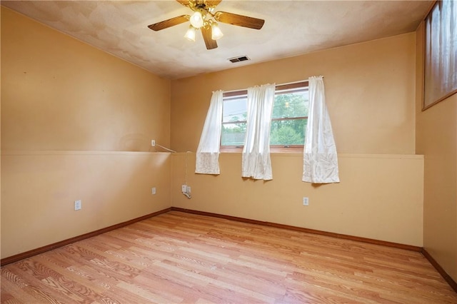 21 Diana Ave, Smithfield, RI 02917 - unfurnished room featuring light wood finished floors, a ceiling fan, and baseboards