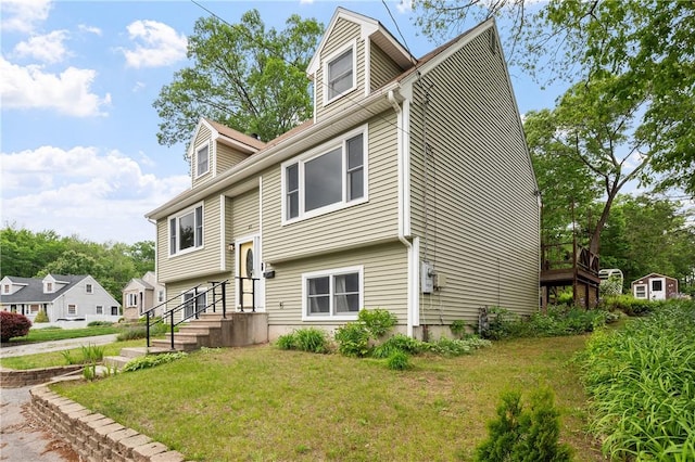 21 Diana Ave, Smithfield, RI 02917 - raised ranch featuring a front lawn