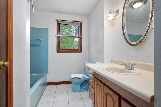 21 Diana Ave, Smithfield, RI 02917 - bathroom featuring vanity, toilet, and tile patterned flooring