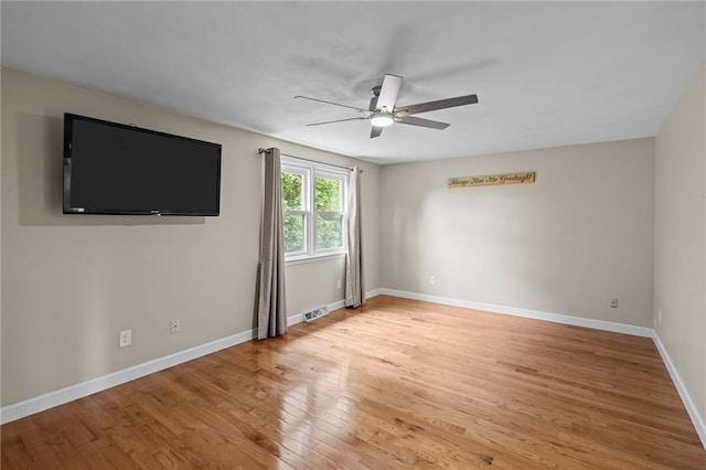 2 Tamarac Dr Unit A, Smithfield, RI 02828 - unfurnished room with ceiling fan, light wood-style flooring, and baseboards
