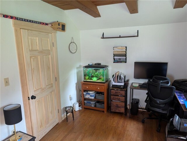 94 Mount Pleasant Rd, North Smithfield, RI 02896 - office area featuring wood finished floors