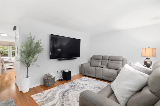 80 Flagg Ave, Warwick, RI 02886 - living area featuring wood finished floors and baseboards