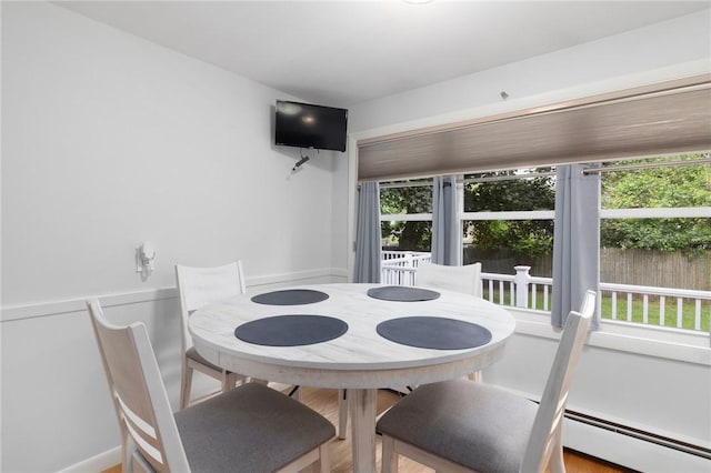 80 Flagg Ave, Warwick, RI 02886 - dining space featuring a baseboard radiator