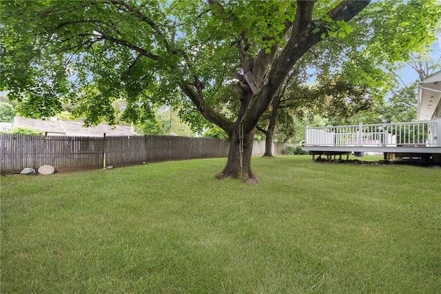 80 Flagg Ave, Warwick, RI 02886 - view of yard with a wooden deck