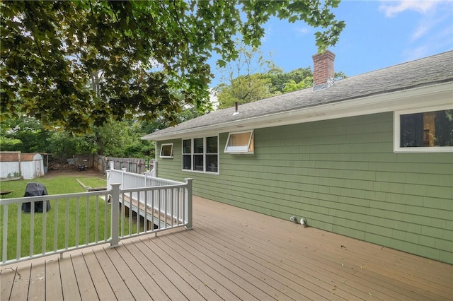 80 Flagg Ave, Warwick, RI 02886 - view of wooden deck