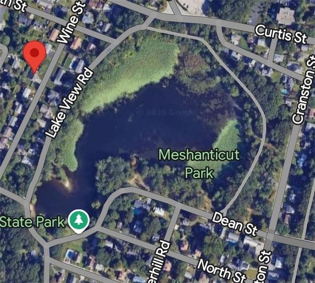49 Wine St, Cranston, RI 02920 - aerial overview of property's location
