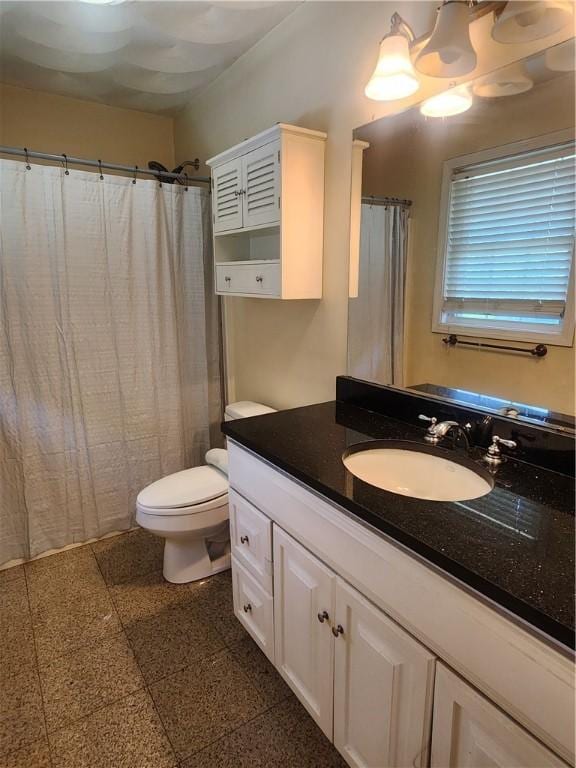 49 Wine St, Cranston, RI 02920 - bathroom featuring toilet, vanity, and a shower with shower curtain