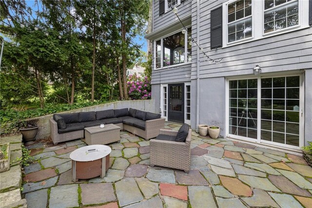 2 Carvin Ct, Warwick, RI 02886 - view of patio with an outdoor hangout area