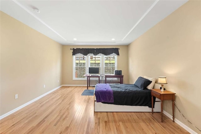 156 Hampton Way S, Kingstown, RI 02879 - bedroom featuring wood finished floors, baseboards, and recessed lighting
